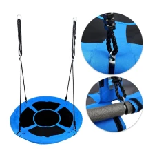 Гойдалка гніздо FUNFIT 100см (Синьо-чорна) (2609)