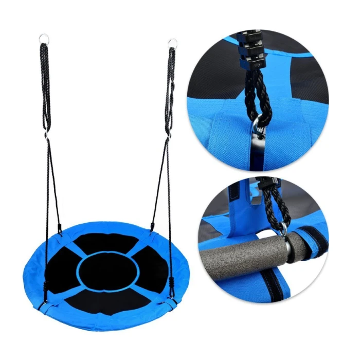 Гойдалка гніздо FUNFIT 100см (Синьо-чорна) (2609)