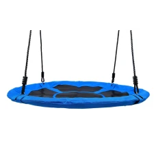 Гойдалка гніздо FUNFIT 100см (Синьо-чорна) (2609)