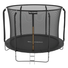 Батут із внутрішньою захисною сіткою 252 см LEOBRO Premium 8FT BLACK