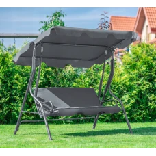 Гойдалка з подушками на 3 особи LEOBRO Relax Grey