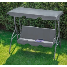 Гойдалка з подушками на 3 особи LEOBRO Relax Grey