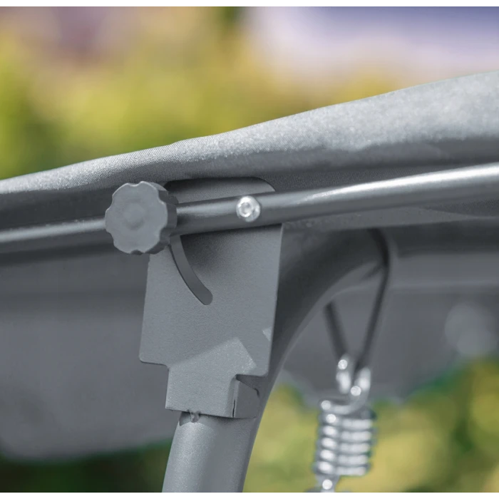 Гойдалка з подушками на 3 особи LEOBRO Relax Grey