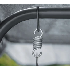 Гойдалка з подушками на 3 особи LEOBRO Relax Grey