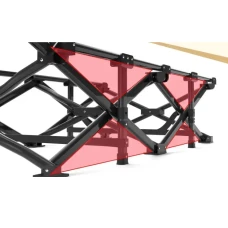 Туристична похідна розкладачка з вбудованим матрацом LEOBRO Green (LB-CC-K1-GRN)