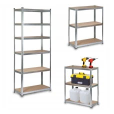 Стеллаж LEOBRO Premium 220 х 90 х 40 см, 175кг/полка, 6 полок (LB-R120)