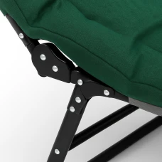 Розкладне ліжко (розкладачка) з вбудованим матрацом LEOBRO Green (LB-FB-M1-GRN)