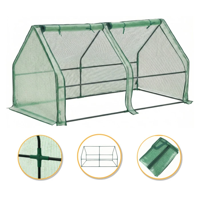 Міні-теплиця парник LEOBRO 180x90x90 см (LB-G119)