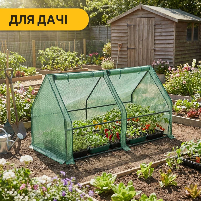Міні-теплиця парник LEOBRO 180x90x90 см (LB-G119)