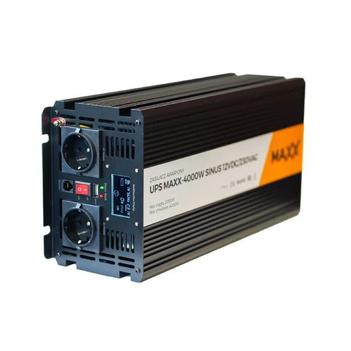 Комплект аварійного живлення 4SUN MAXX SINUS 4000W + Акумулятор VOLT AGM 100Ah (20А)