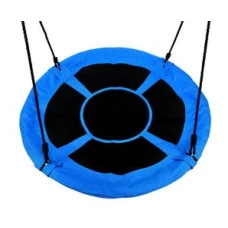Гойдалка гніздо FUNFIT 110см (Синьо-чорна) (2611)