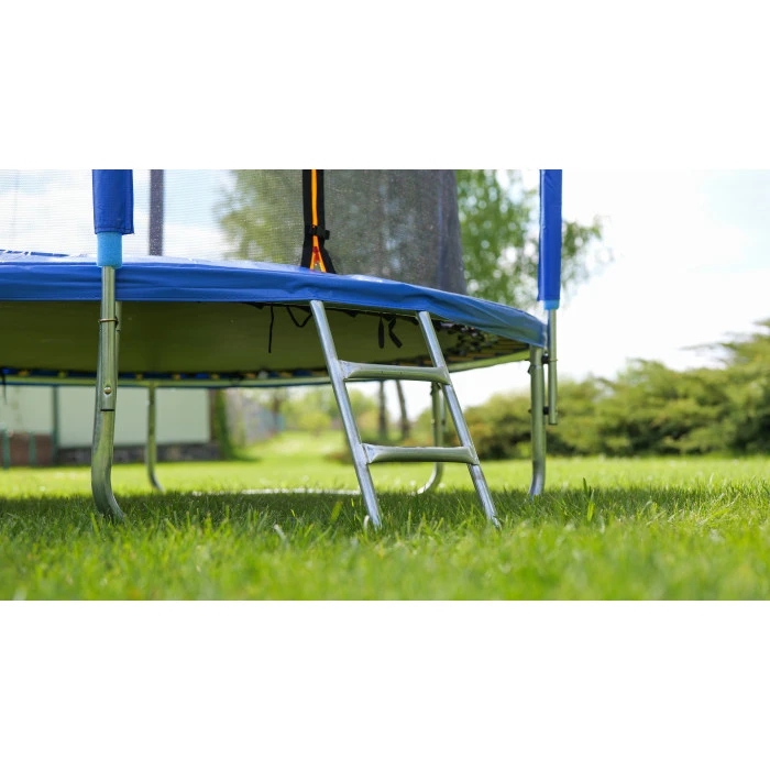 Батут із внутрішньою захисною сіткою 252 см LEOBRO Premium 8FT BLUE