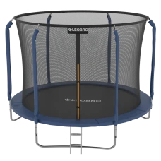 Батут із внутрішньою захисною сіткою 252 см LEOBRO Premium 8FT BLUE