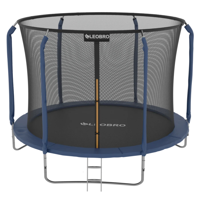Батут із внутрішньою захисною сіткою 252 см LEOBRO Premium 8FT BLUE