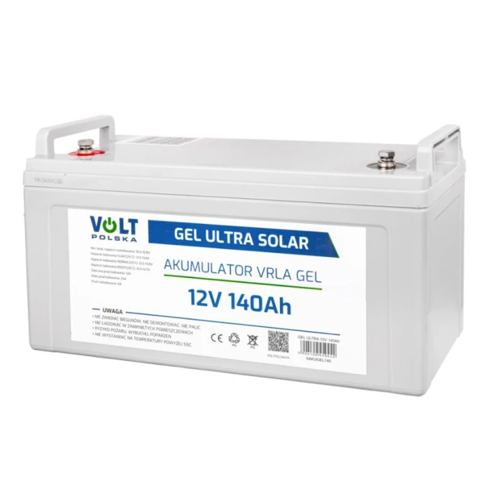 Гелевий Акумулятор 140Ah 12V VOLT GEL VPRO SOLAR (6AKUGEL140)