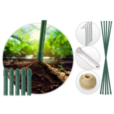 Посилена садова теплиця парник Plonos 18м2 Green 6х3м (4918-В)