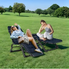 Розкладне крісло ліжко з подушкою LEOBRO Striped (LB-FCB-G1-STR)