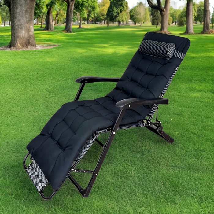 Розкладне крісло ліжко з подушкою LEOBRO Striped (LB-FCB-G1-STR)