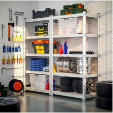 Стеллаж LEOBRO 180 х 360 х 40 см, 175кг/полка, 5 полок (LB-R175-GALX4)