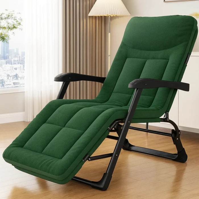Розкладне крісло ліжко з вбудованим матрацом LEOBRO Green (LB-FCB-G3-GRN)