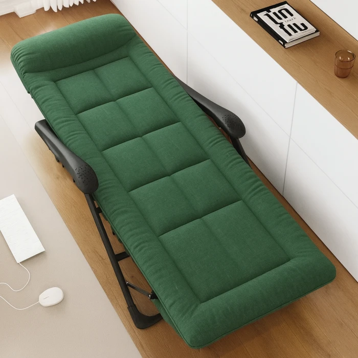 Розкладне крісло ліжко з вбудованим матрацом LEOBRO Green (LB-FCB-G3-GRN)