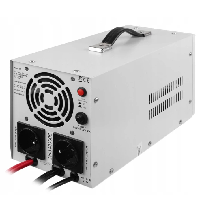 Комплект Volt Polska SINUS PRO 1000 E 12/230V 700/1000W + Акумулятор VOLT AGM 100Ah 12V