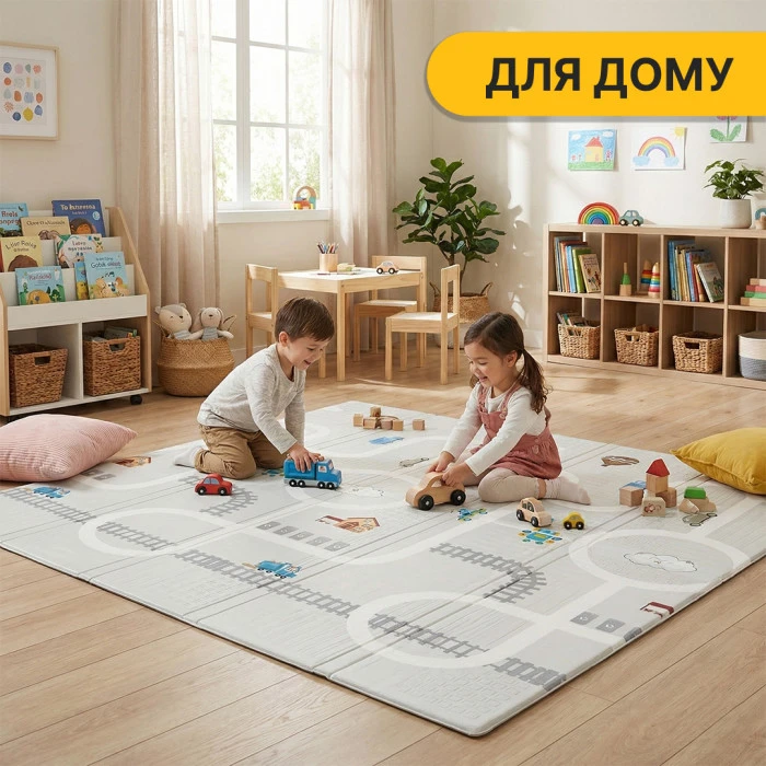 Дитячий ігровий килимок LEOBRO 150 x 180 x 1 см (LB-1017)