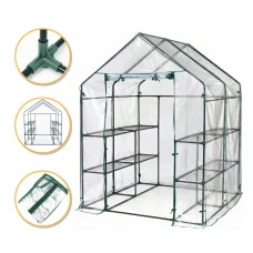 Стелаж-теплиця LEOBRO 143x143x195 см на 8 полиць (LB-G123)