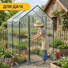 Стелаж-теплиця LEOBRO 143x143x195 см на 8 полиць (LB-G123)