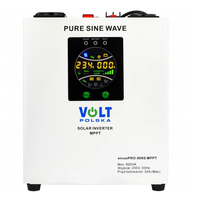 Комплект Гибридный ИБП/инвертор Volt Polska SINUS PRO 800 S + Аккумулятор Volt Polska 100 Ah 12V