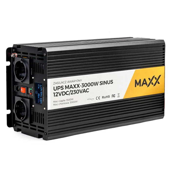 Гібридний ДБЖ/інвертор 4SUN MAXX SINUS 3000 W 12/230V 1500/3000W (R0249 PRZ275)