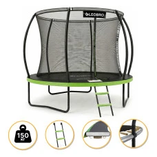 Батут із внутрішньою захисною сіткою 312 см LEOBRO Premium Pro 10FT GREEN (LB-1100)