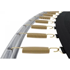 Батут із внутрішньою захисною сіткою 252 см LEOBRO Premium Pro 8FT BLACK