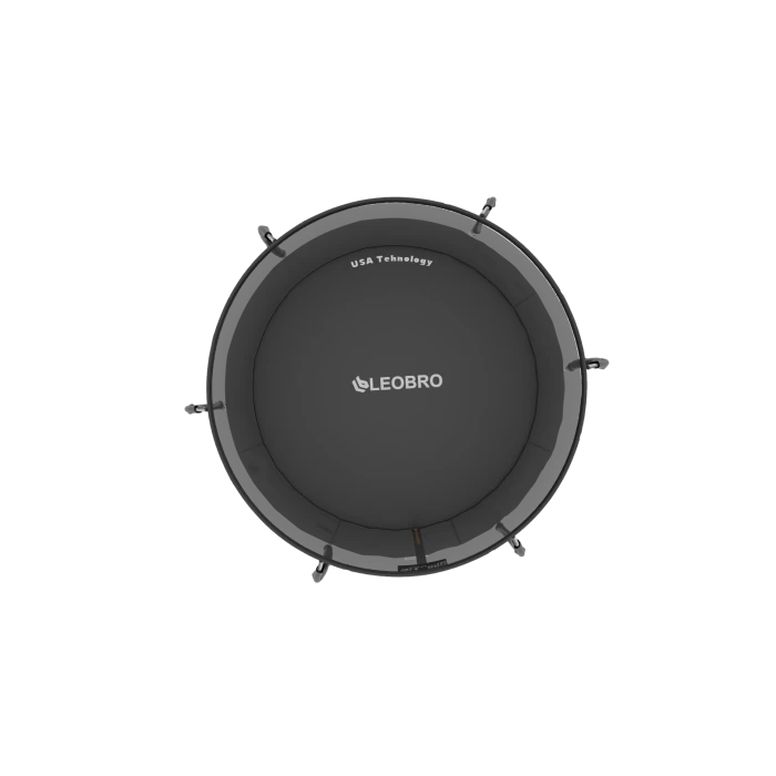 Батут із внутрішньою захисною сіткою 252 см LEOBRO Premium Pro 8FT BLACK