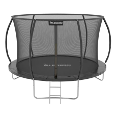 Батут із внутрішньою захисною сіткою 252 см LEOBRO Premium Pro 8FT BLACK