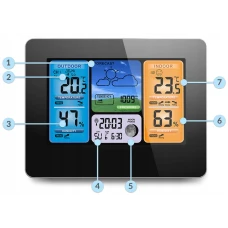 Метеостанція BERDSEN BD-902 Black (390200)