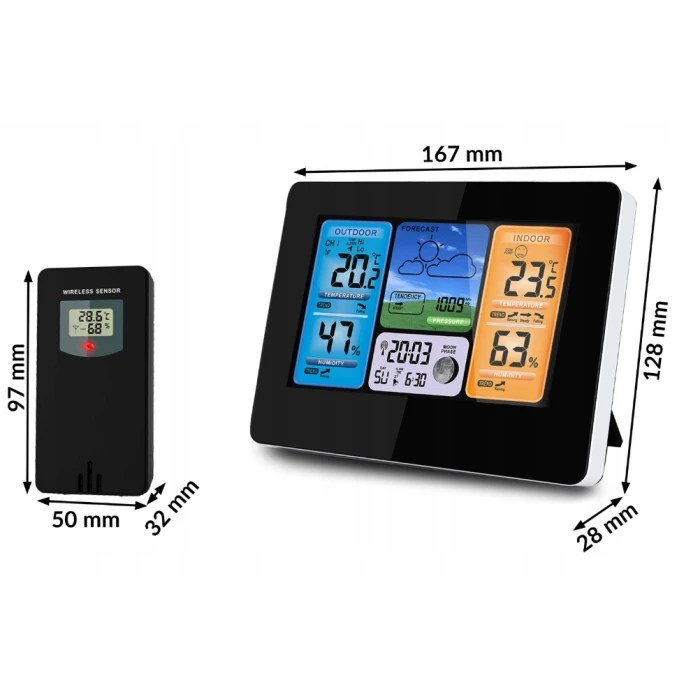 Метеостанция BERDSEN BD-902 Black (390200)