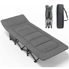 Туристична розкладачка LEOBRO Сіра (HT-169K Grey)