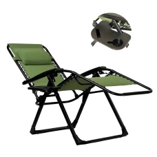 Розкладне крісло шезлонг LEOBRO Zero Gravity Premium Pistachio (LB-ZGC-G2-PST)