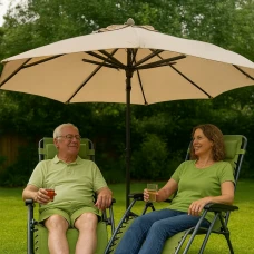 Розкладне крісло шезлонг LEOBRO Zero Gravity Premium Pistachio (LB-ZGC-G2-PST)