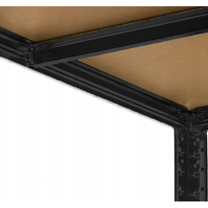 Стелаж LEOBRO Premium Black 150 х 70 х 30 см, 175кг/полиця, 5 полиць (LB-R113)