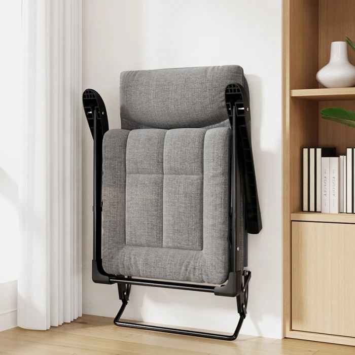 Розкладне крісло ліжко з вбудованим матрацом LEOBRO Grey (LB-FCB-G3-GRY)