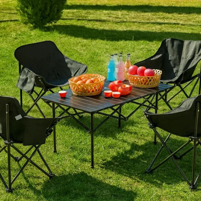 Складаний туристичний стіл для пікніка LEOBRO 95x55x50 см (LB-FT-A2)