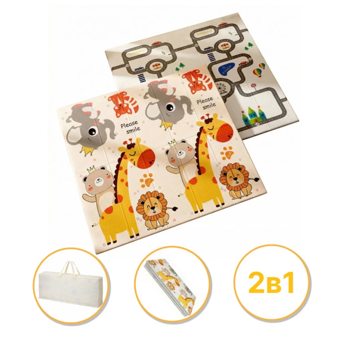 Дитячий ігровий килимок LEOBRO 150 x 200 x 1 см (LB-1029)