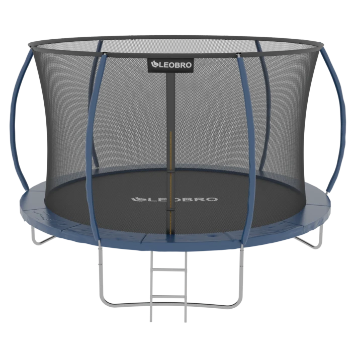 Батут із внутрішньою захисною сіткою 252 см LEOBRO Premium Pro 8FT BLUE