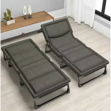 Розкладне ліжко (розкладачка) LEOBRO Темно-сіре