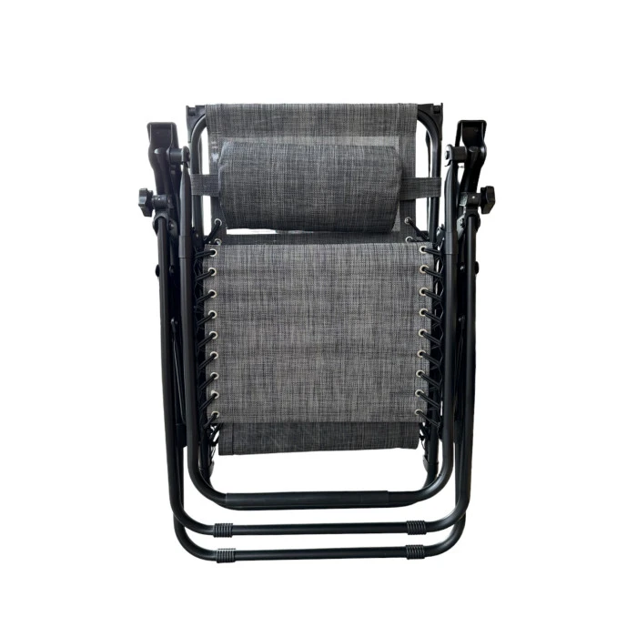 Розкладне крісло шезлонг Zero Gravity LEOBRO з козирком