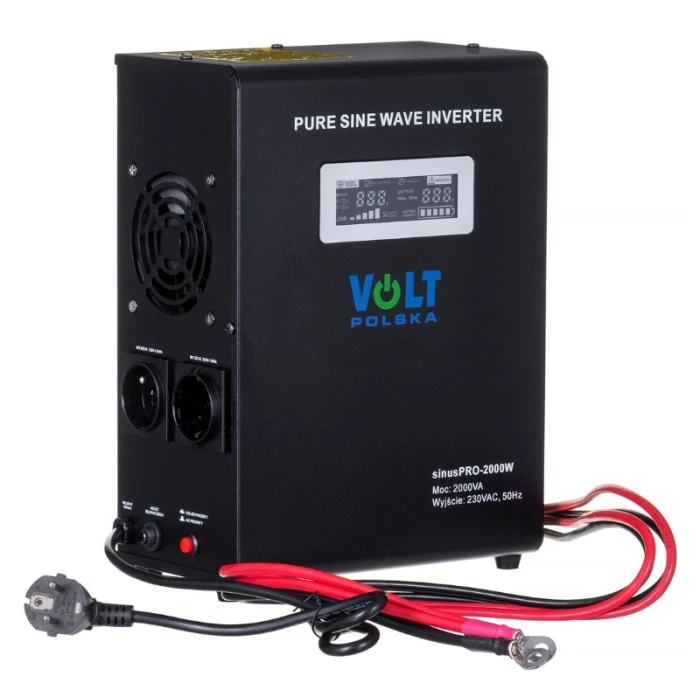 Гібридний ДБЖ/інвертор Volt Polska SINUS PRO 2000 W 24/230V 1400/2000W (3SP200024W)