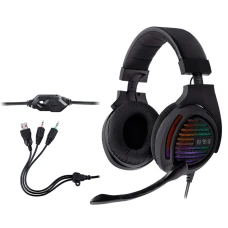 Комп'ютерна аудіо гарнітура Tracer GAMEZONE Aligator RGB Rainbow LED (TRASLU46466)