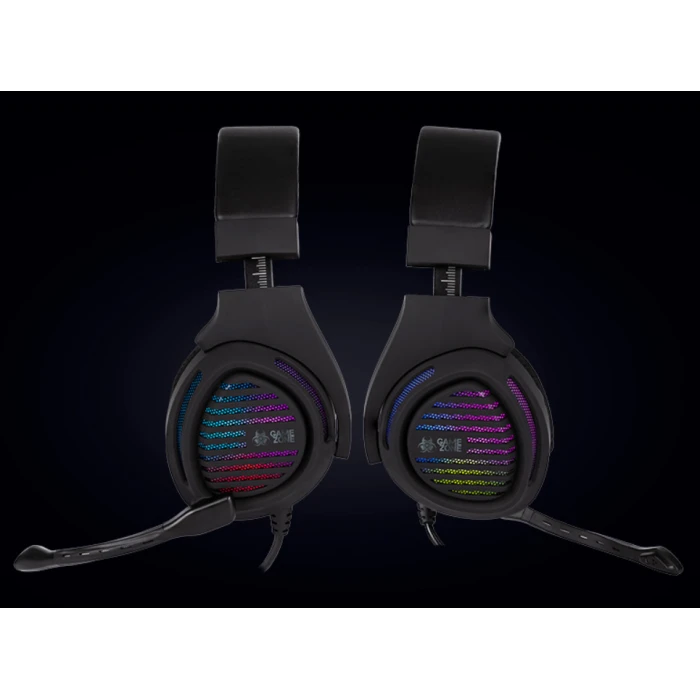 Комп'ютерна аудіо гарнітура Tracer GAMEZONE Aligator RGB Rainbow LED (TRASLU46466)